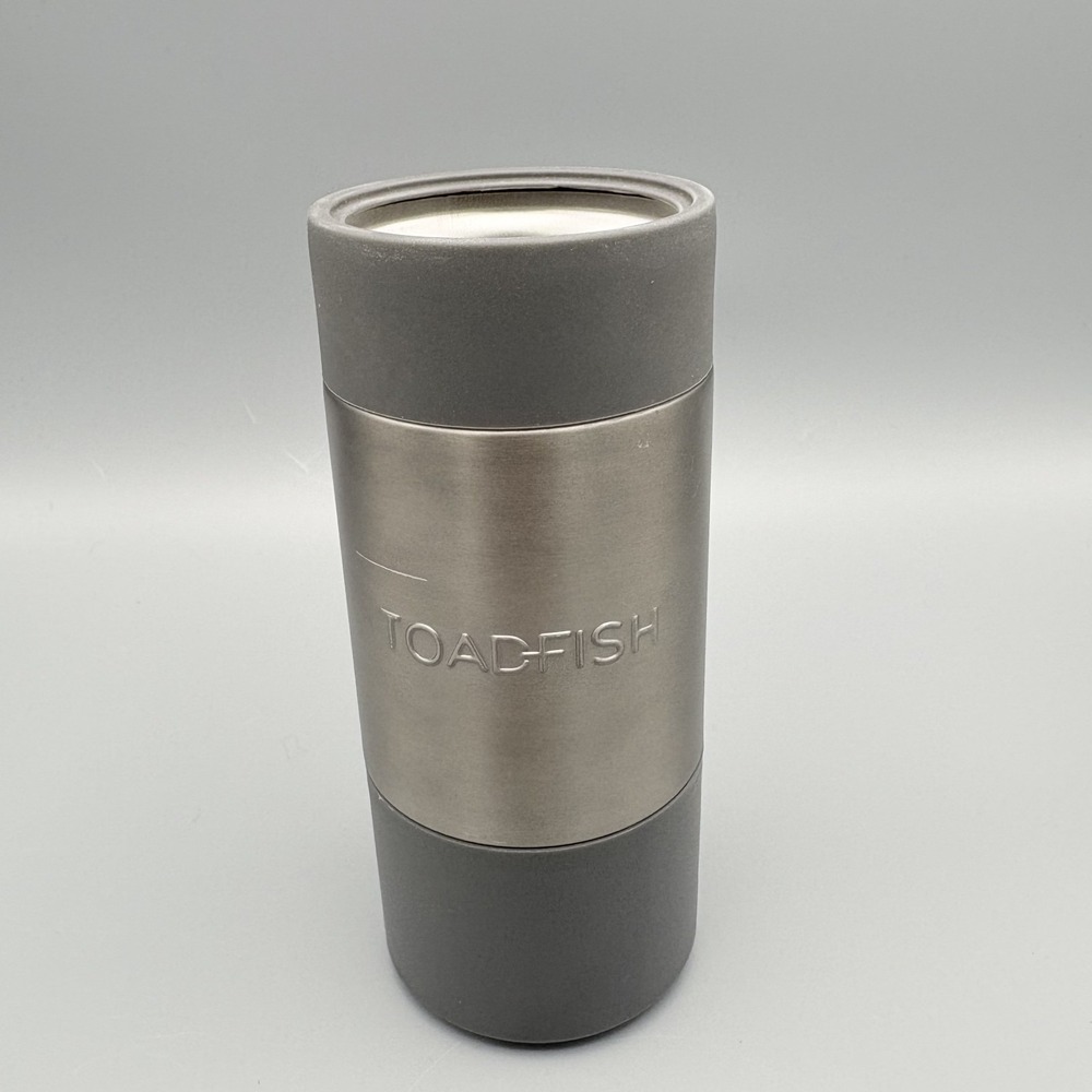 Toadfish Non-Tipping Slim Can Cooler 12oz Cans Double Wall Stainless Steel